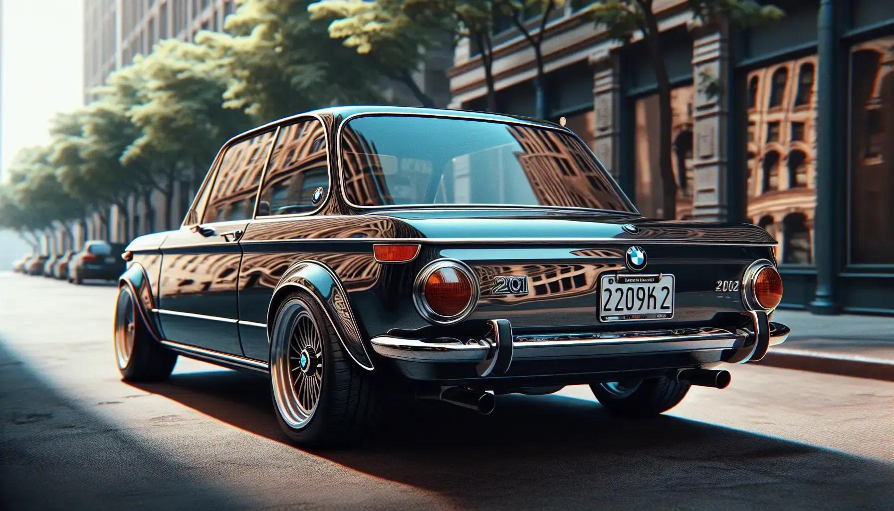 BMW 2002 carros antigos dos anos 60