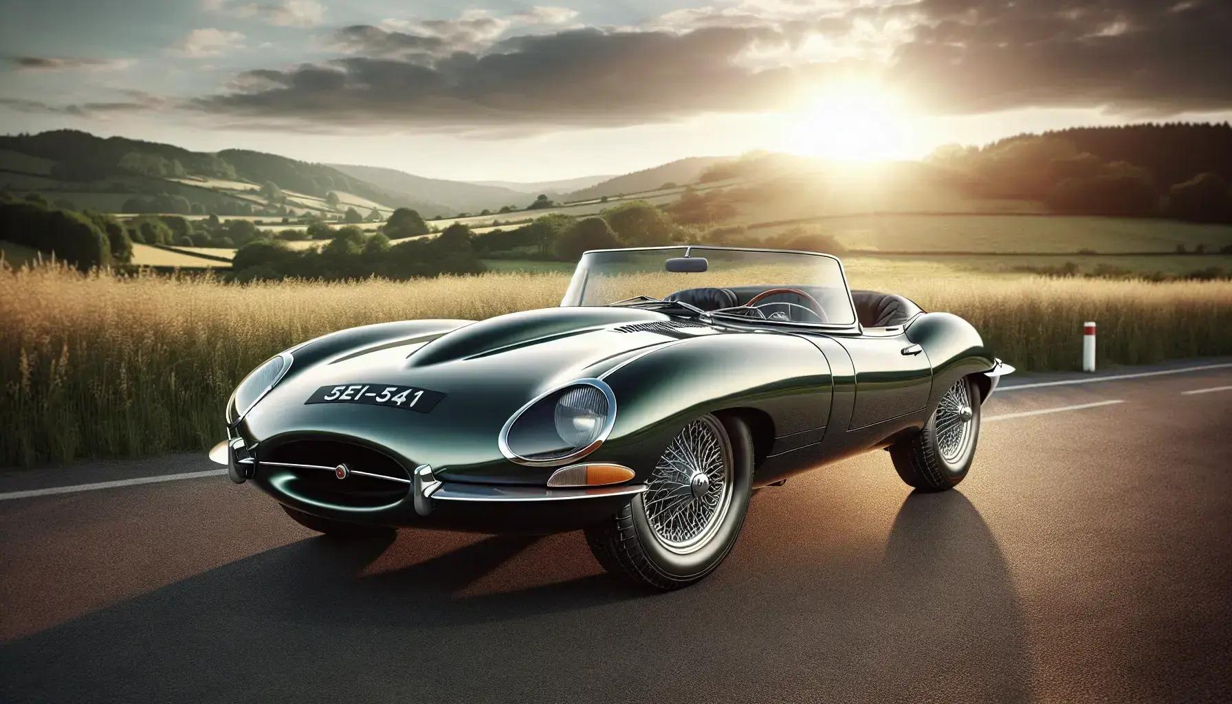 Jaguar E‑Type carros antigos dos anos 60