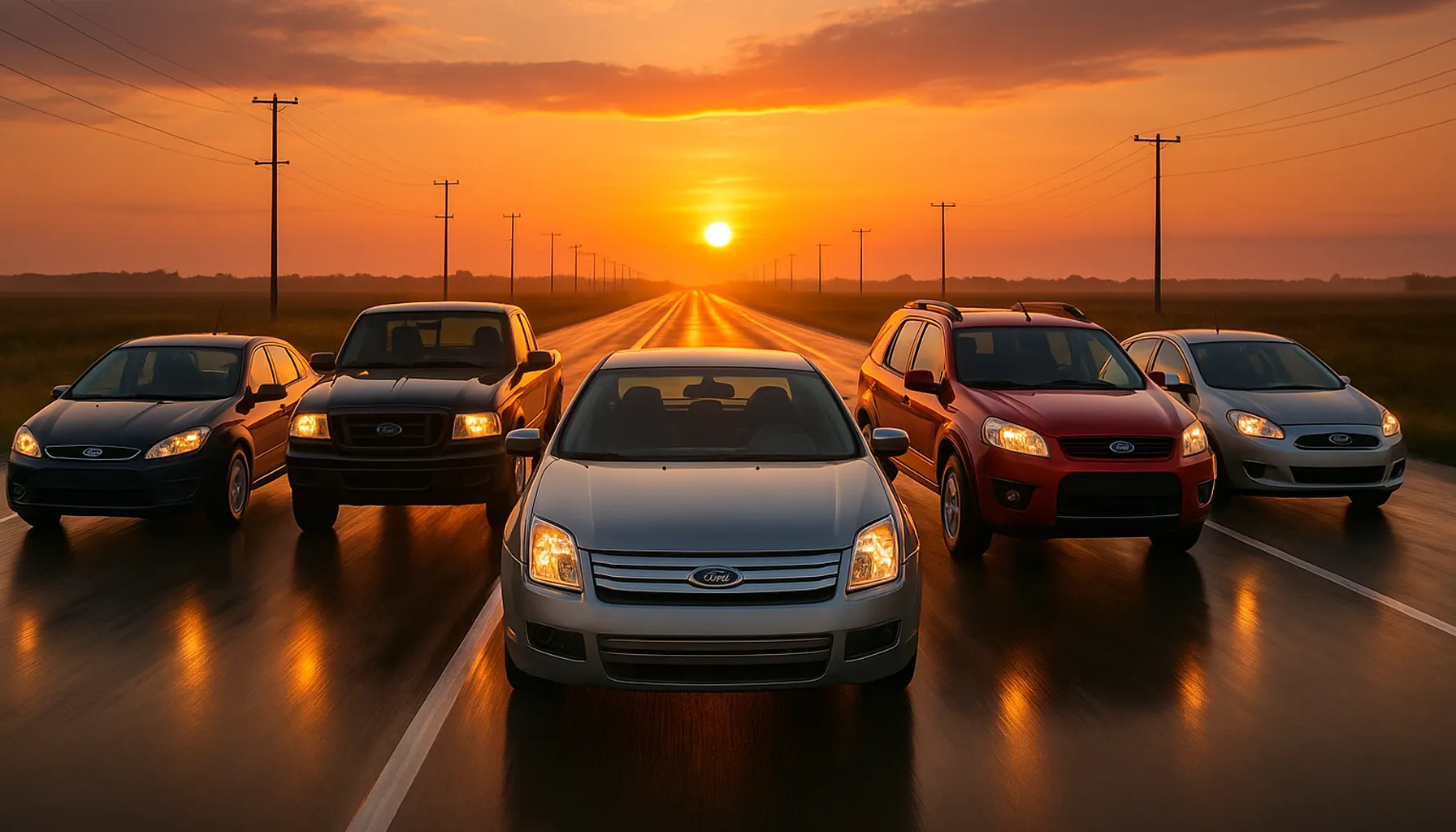 Carros Antigos da Ford Anos 2000