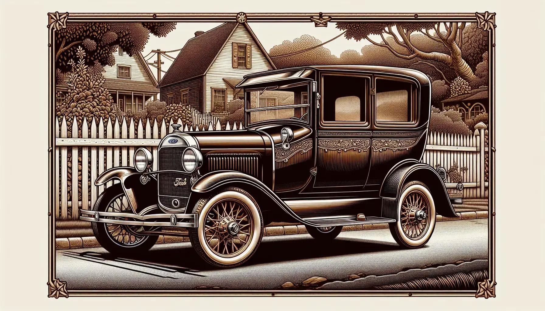 Ford Model A Carros Antigos de 1930