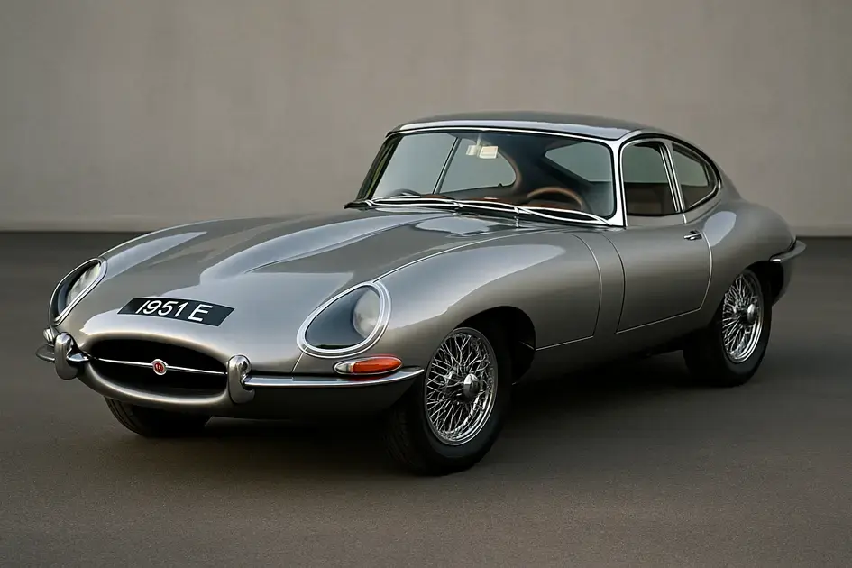 Jaguar E‑Type Carros Antigos Estilosos