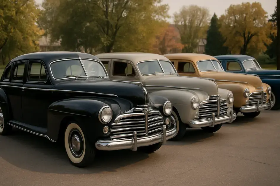 10 carros antigos sedan que definiram uma geração